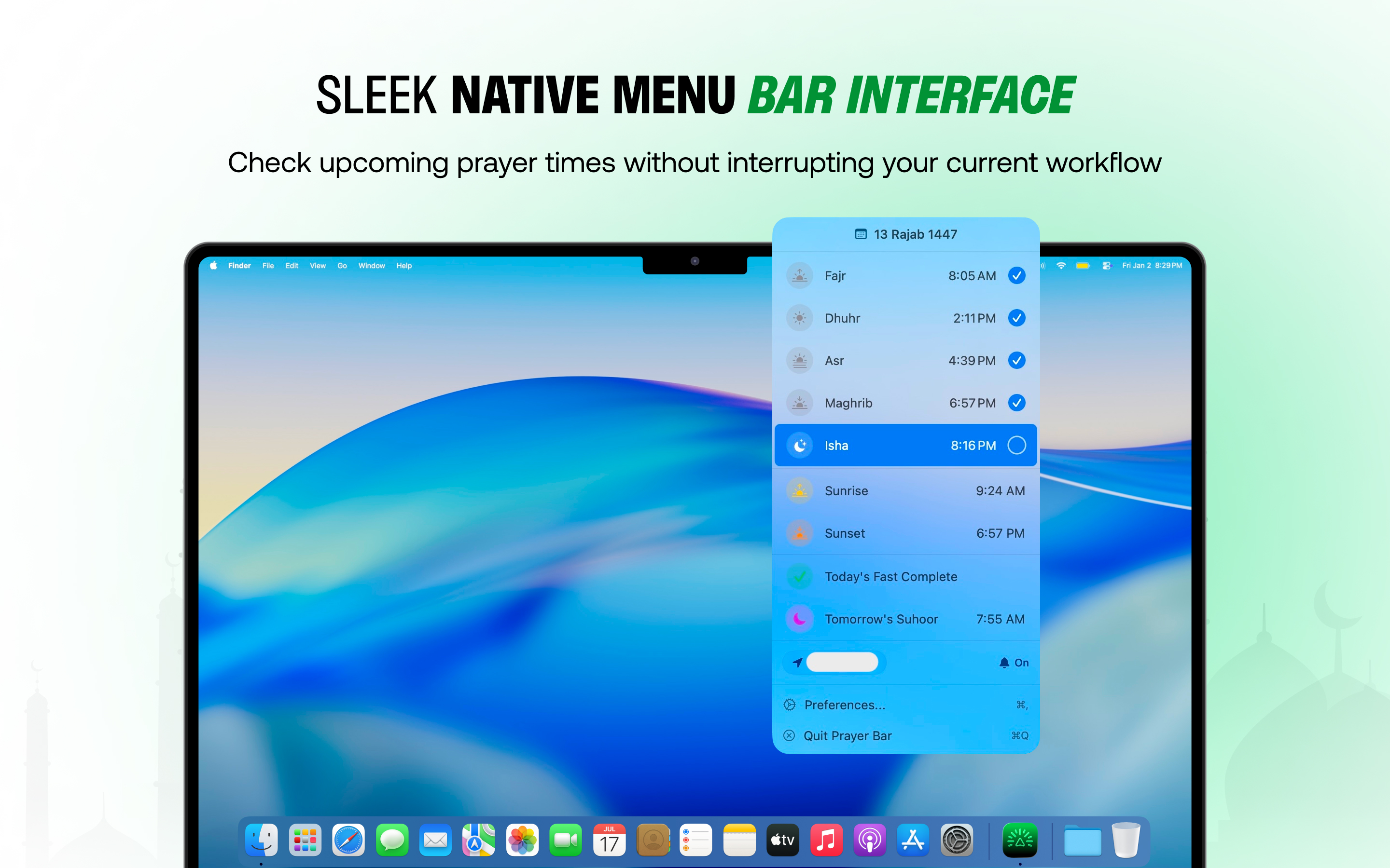 Menu Bar